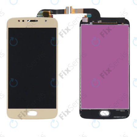 Motorola Moto G5S XT1794 - LCD Displej + Dotykové Sklo (Gold) TFT