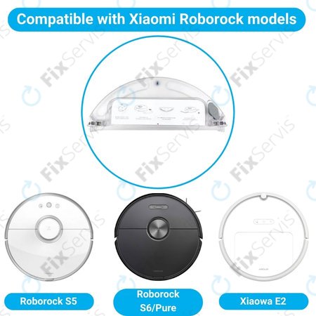 Xiaomi Roborock S5, S6, S6 Pure, Mijia 1S, Xiaowa E2 - Zásobník na Vodu