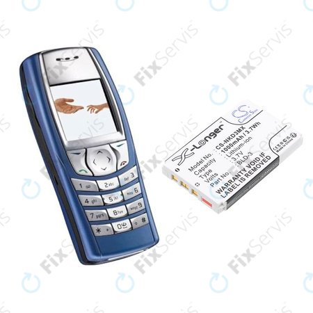 Batéria pre Nokia 7250i, 6610, 6585, 6560, 6200, 6220, 1000mAh, Li-Ion, 3.7V, BLD-3, HQ