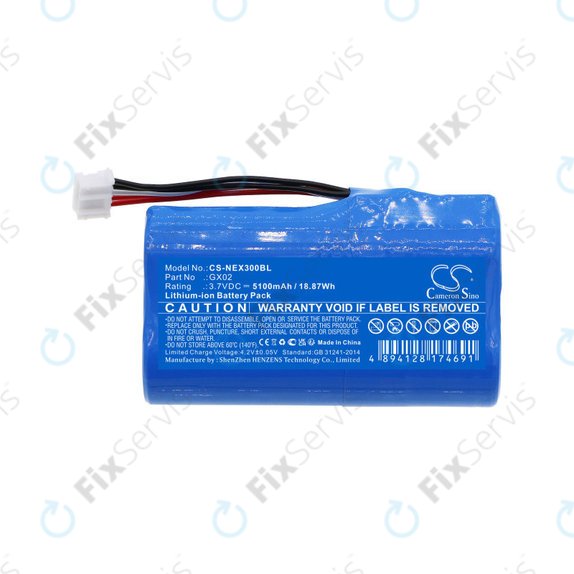 Batéria pre NEXGO N3, N5, 5100mAh, Li-Ion, 3.7V, GX02, HQ
