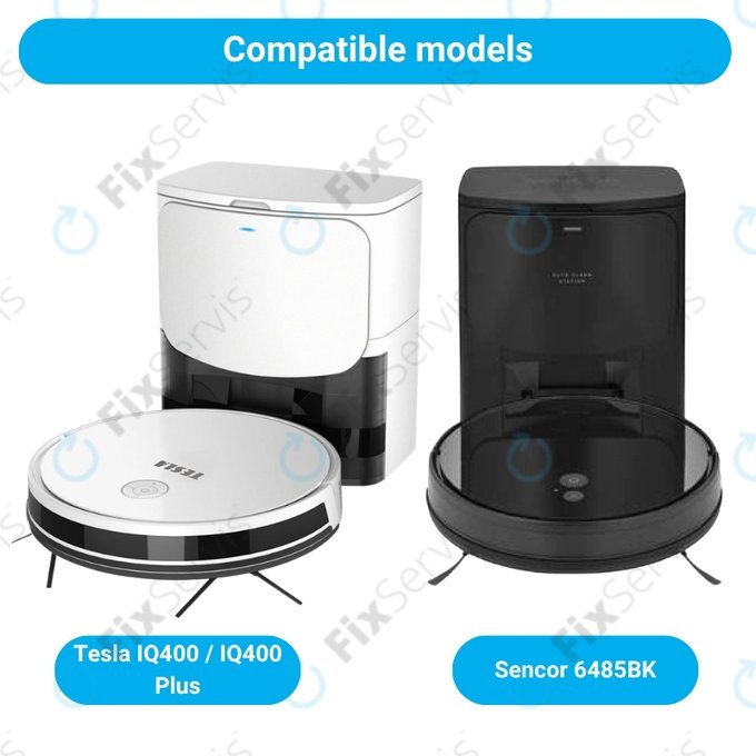 Sada náhradných dielov pre Tesla IQ400, IQ400 Plus, Sencor 6485BK (1x Hlavná kefa, 2x Filter, 4x Bočná kefa)