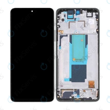 Xiaomi Redmi Note 11 Pro+ 5G 220333QAG - LCD Displej + Dotykové Sklo + Rám (Mysterious Black) - 560001K16U00 Genuine Service Pack