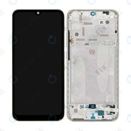 Xiaomi Mi A3 - LCD Displej + Dotykové Sklo + Rám (More than White) TFT