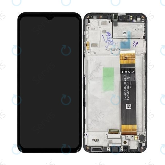 Samsung Galaxy A23 4G A235F - LCD Displej + Dotykové Sklo + Rám (Black) - GH82-28563A, GH82-28657A Genuine Service Pack