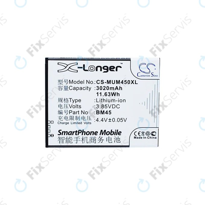 Xiaomi Note 2 Premium Edition - Batéria BM45 3020mAh HQ