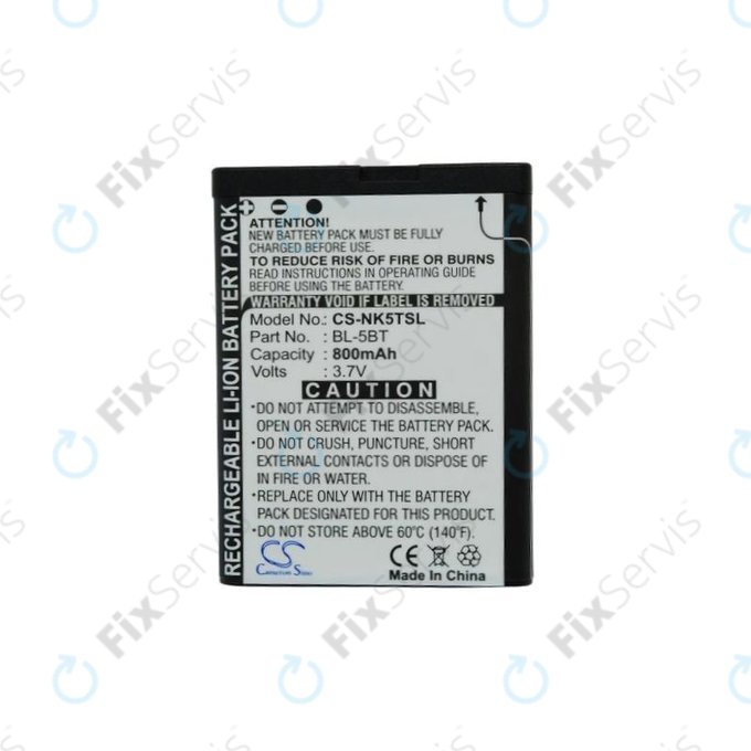 Nokia 2600 Classic - Batéria BL-5BT 800mAh HQ