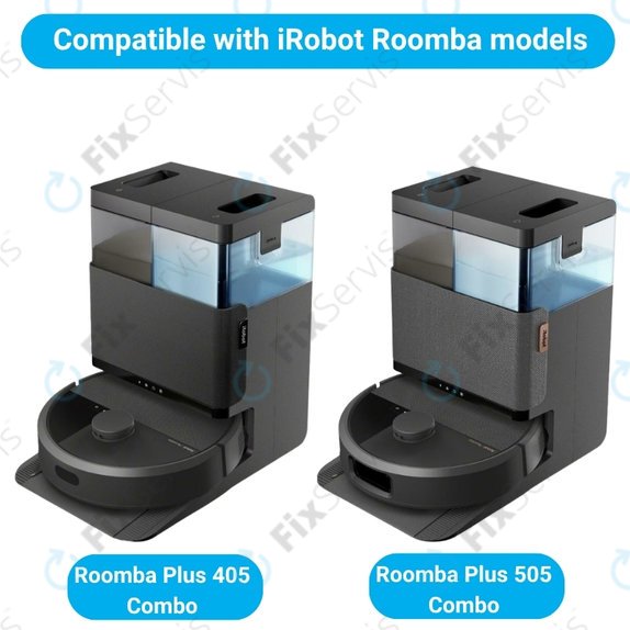 Sada náhradných dielov pre iRobot Roomba Plus 405 Combo, 505 Combo (2x Hlavná kefa, 4x Filter, 4x Bočná kefa, 8x Mopovacia utierka, 4x Prachové vrecko)