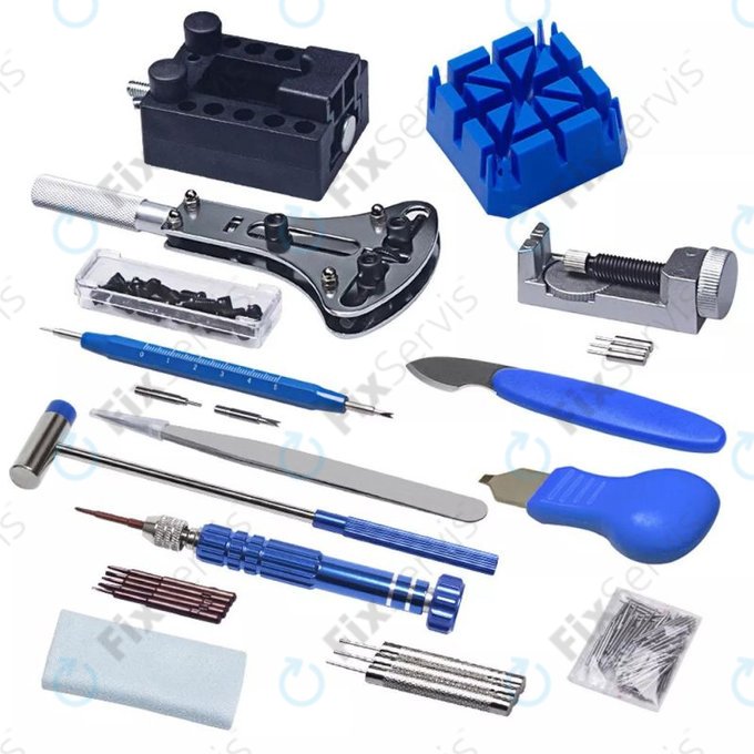 Sada hodinárskych nástrojov na opravu hodiniek - 185ks