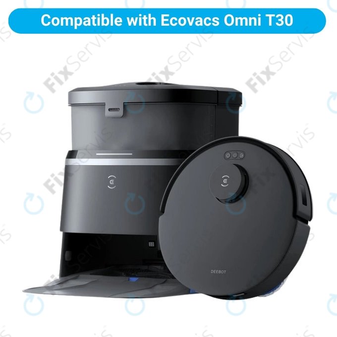 Sada náhradných dielov pre Ecovacs Omni T30 (1x Hlavná kefa, 2x Filter, 2x Bočná kefa, 4x Mopovacia utierka, 2x Prachové vrecko)