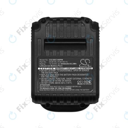 Batéria pre Dewalt DCB090, XR, 3000mAh, Li-Ion, 14.4V, DCB140, HQ