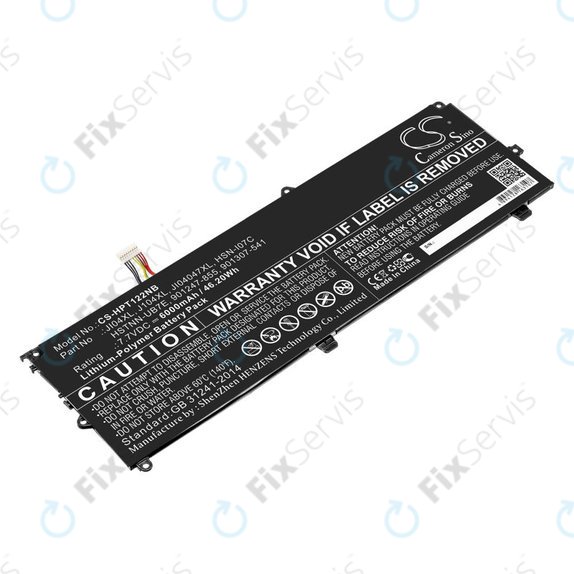 Batéria pre HP Elite X2 1012 G2, 6000mAh, Li-Pol, 7.7V, JI04XL, HQ
