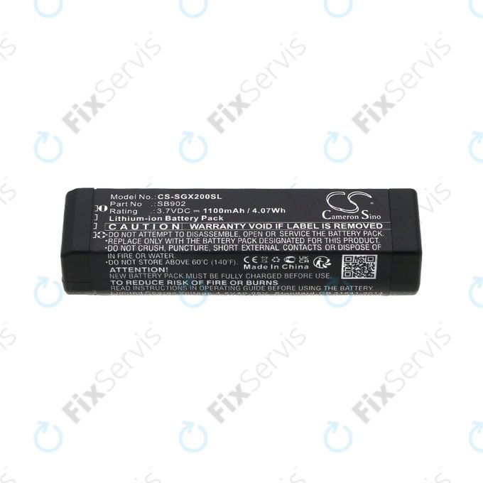 Batéria pre Shure GLXD1, 2, MXW2, 1100mAh, Li-Ion, 3.7V, SB902, HQ