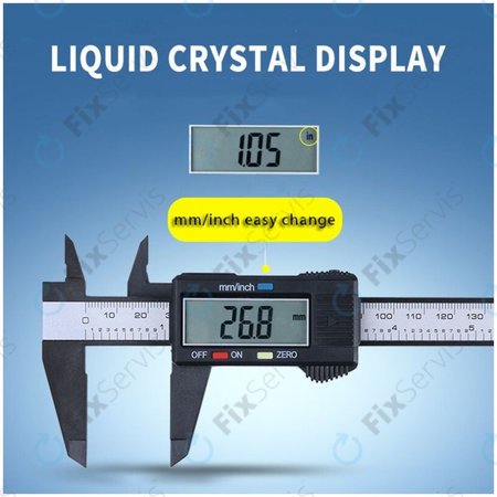 ProStormer - Posuvné Meradlo - Šuplera Plastová (150mm)