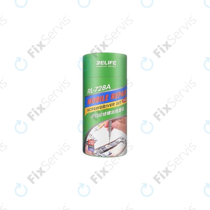 Relife RL-728A 2D - Sada Skrutkovačov na Servis Telefónov