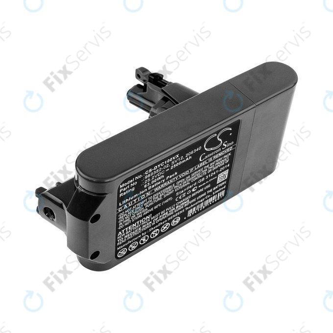 Dyson V10 - Batéria 969352-02, SV12, 206340 Li-Ion 25.2V 2500mAh HQ