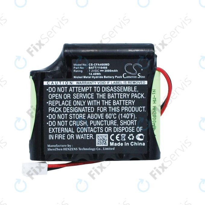 Batéria pre Cefarm Rehab 4, Stimulator Globus Mystim, 2000mAh, Ni-MH, 7.2V, BATT/110466, HQ
