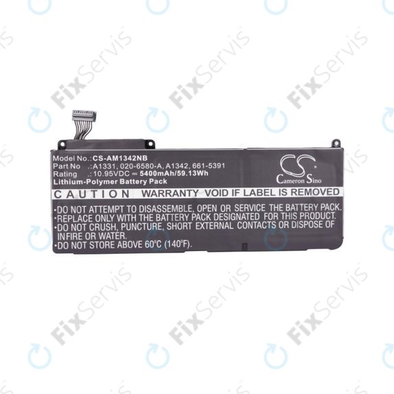 Apple MacBook 13" A1342 (Late 2009 - Mid 2010) - Batéria A1331 5400mAh HQ