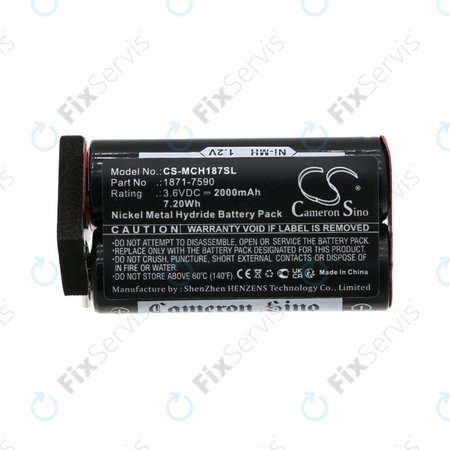 Batéria pre Moser ChromStyle, Wella Academy, Super Cordless, 2000mAh, Ni-MH, 3.6V, 1871-7590, HQ