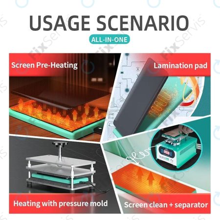 Nasan - Kompaktná tepelná podložka na demontáž LCD displejov