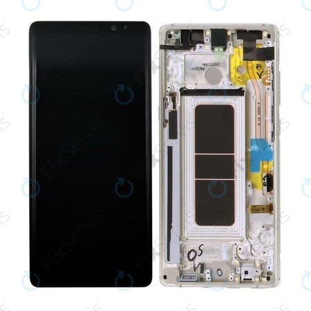 Samsung Galaxy Note 8 N950F - LCD Displej + Dotykové Sklo + Rám (Maple Gold) - GH97-21065D, GH97-21066D Genuine Service Pack