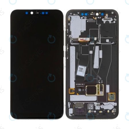 Xiaomi Mi 8 Pro - LCD Displej + Dotykové Sklo + Rám (Black) OLED
