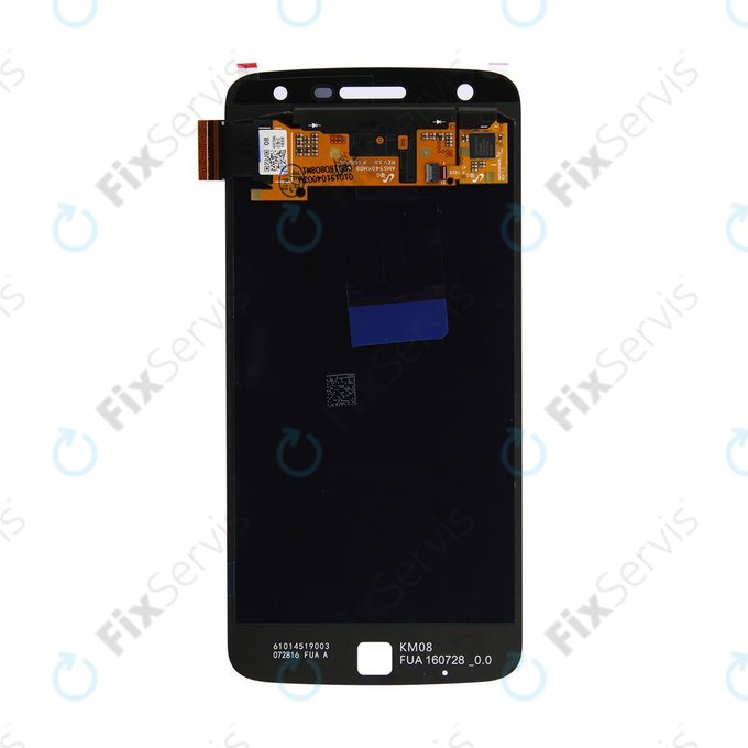 Motorola Moto Z Play XT1635-02 - LCD Displej + Dotykové Sklo (Black) - 01019104003W Genuine Service Pack