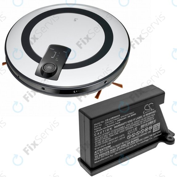 LG HomBot-series, VR-series - Batéria EAC62218202, EAC62076601 Li-Ion 14.4V 3400mAh HQ