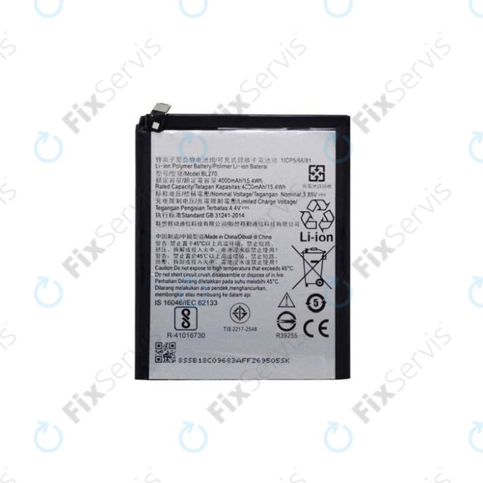 Motorola Moto G6 Play XT1922, Lenovo K6 Note, Moto E5 XT1944 - Batéria BL270 4000mAh