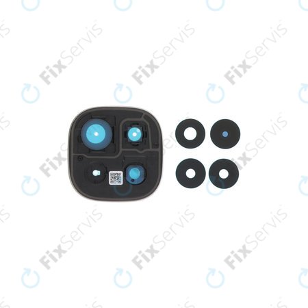 Sklíčko zadnej kamery s rámom pre Xiaomi Redmi Note 15 Pro 5G, Black