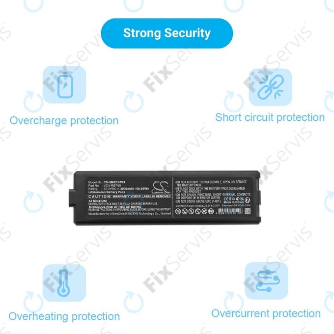 Samsung Jet Bot, Jet Bot+ - Batéria VCA-RBT80 Li-Ion 22.2V 3000mAh HQ