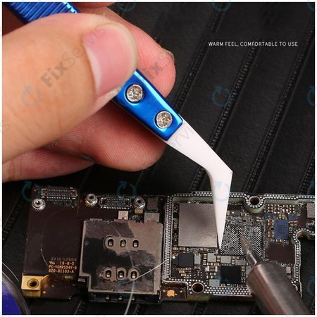 Mechanic CF-17 - Tepluvzdorná Keramická Pinzeta s Prehnutou Špičkou