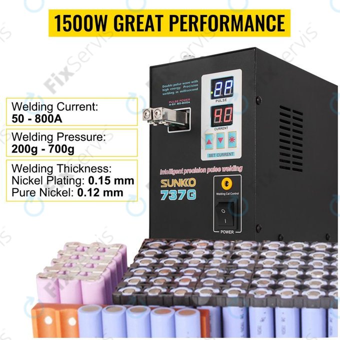 Sunkko 737G - Bodová Zváračka Batérií (1.5KW)