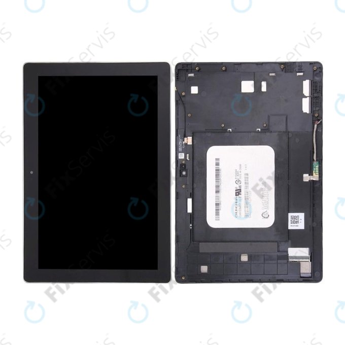 Asus ZenPad 10 Z300C, Z300CT, Z300CX, ZD300C - LCD Displej + Dotykové Sklo + Rám (Black) - 90NP0222-R20010 Genuine Service Pack