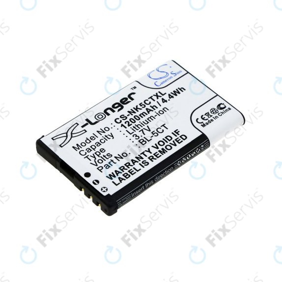 Batéria pre Nokia 5220, 5630, 6303, 6700, C5, 1200mAh, Li-Ion, 3.7V, BL-5CT, HQ