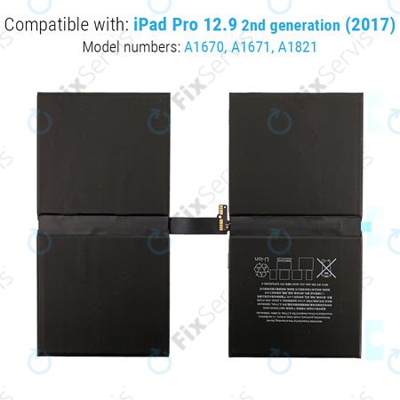 Apple iPad Pro 12.9 (2nd Gen 2017) - Batéria 10891mAh