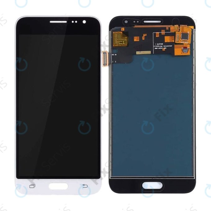 Samsung Galaxy J3 J320F (2016) - LCD Displej + Dotykové Sklo (White) OLED