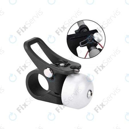 Xiaomi Mi Electric Scooter 1S, 2 M365, Essential, Pro, Pro 2 - Zvonček (Grey) - C002550002800 Genuine Service Pack