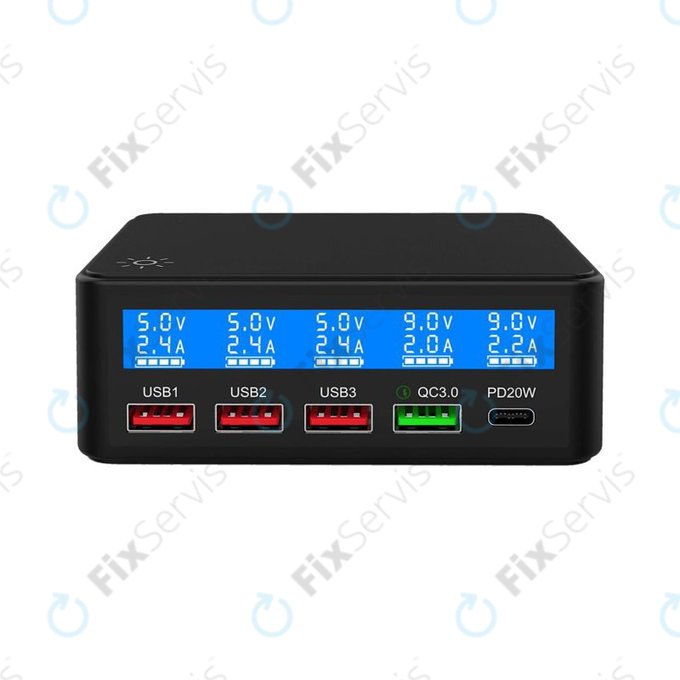 FixPremium - USB Servisná Nabíjacia Stanica s USB 3.0 a USB-C