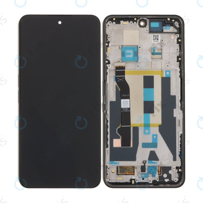 Nothing Phone (3a) Pro - LCD Displej + Dotykové Sklo + Rám (Black) OLED