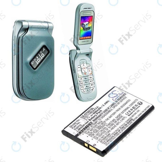 Batéria pre Alcatel Lollipops, 650mAh, Li-Ion, 3.7V, 3DS11080AAAA, HQ