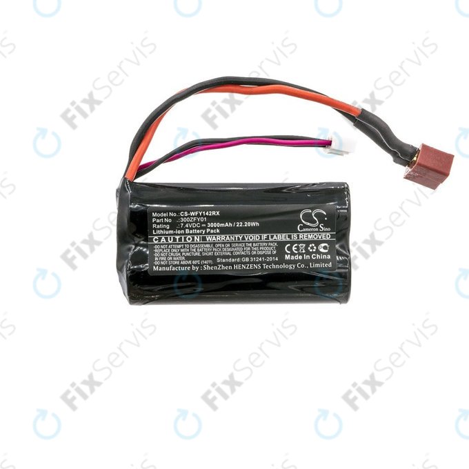 Batéria pre WLToys FY01, FY02, FY03, 12423, 12428, 3000mAh, Li-Ion, 7.4V, 300ZFY01, HQ