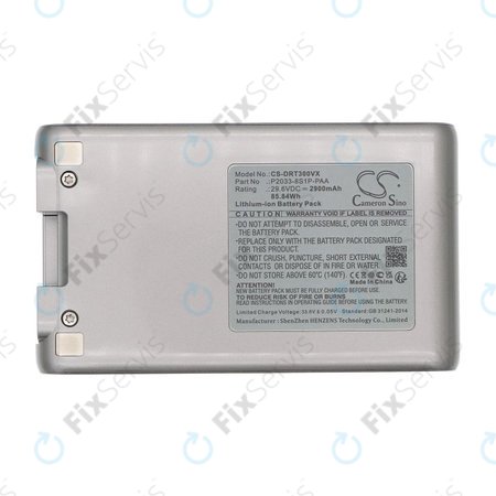 Batéria pre Dreame T30, 2900mAh, Li-Ion, 29.6V, P2033-8S1P-PAA, HQ