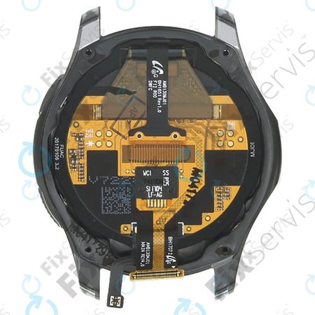 Samsung Gear S3 Frontier R760, R765 - LCD Displej + Dotykové Sklo + Rám (Space Gray) - GH97-19658A Genuine Service Pack