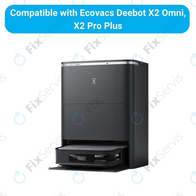 Sada náhradných dielov pre Ecovacs Deebot X2 Omni (2x Hlavná kefa, 4x Filter, 4x Bočná kefa, 8x Mopovacia utierka, 4x Prachové vrecko)