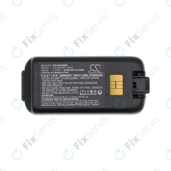 Batéria pre Intermec CK3, CK3A, CK3X, CK3R, CK3C, CK3C1, CK3N, 5200mAh, Li-Ion, 3.7V, 318-034-001, HQ