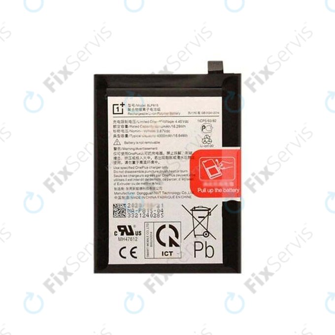 OnePlus Nord N10 5G - Batéria BLP815 4300mAh - 1031100035 Genuine Service Pack
