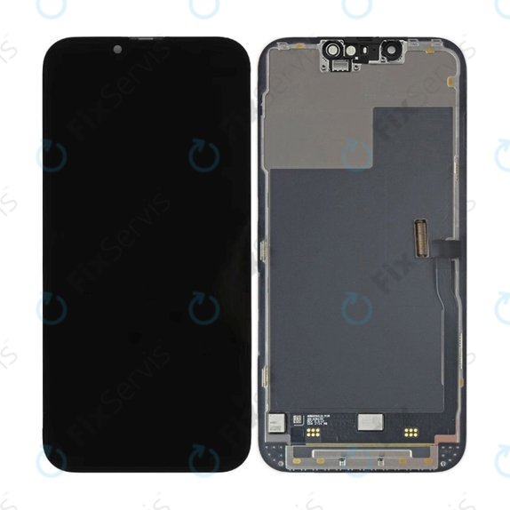 Displej Hard OLED pre iPhone 13 Pro, Dotykové sklo s rámom, FixPremium