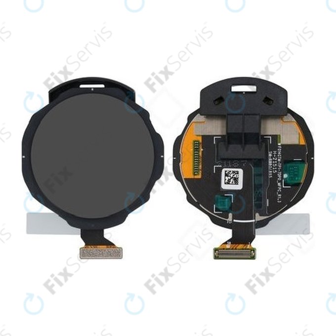 Samsung Galaxy Watch 4 Classic 46mm R895 - LCD Displej + Dotykové Sklo + Rám (Black) - GH96-14426A Genuine Service Pack