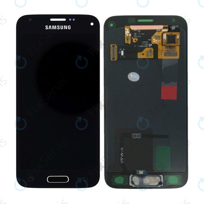 Samsung Galaxy S5 Mini G800F - LCD Displej + Dotykové Sklo (Charcoal Black) - GH97-16147A Genuine Service Pack