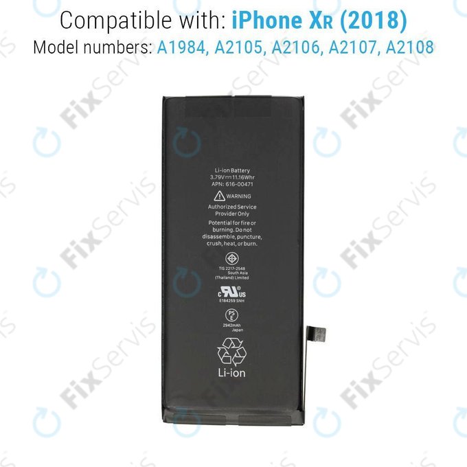 Apple iPhone XR - Batéria 2942mAh FixPremium